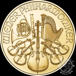 Moneda de Oro Filarmónica 1 10 oz BU - Austria - EMISIÓN PASADA - Anverso