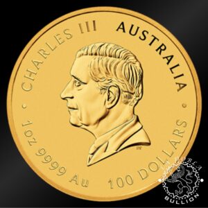Moneda de Oro Serie Lunar III Caballo 1 oz BU - Australia - 2026 - Anverso
