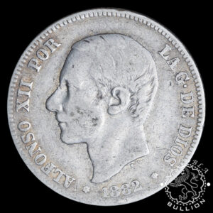 1869 - 1905 - 2 Pesetas de Plata - ESPAÑA - Anverso