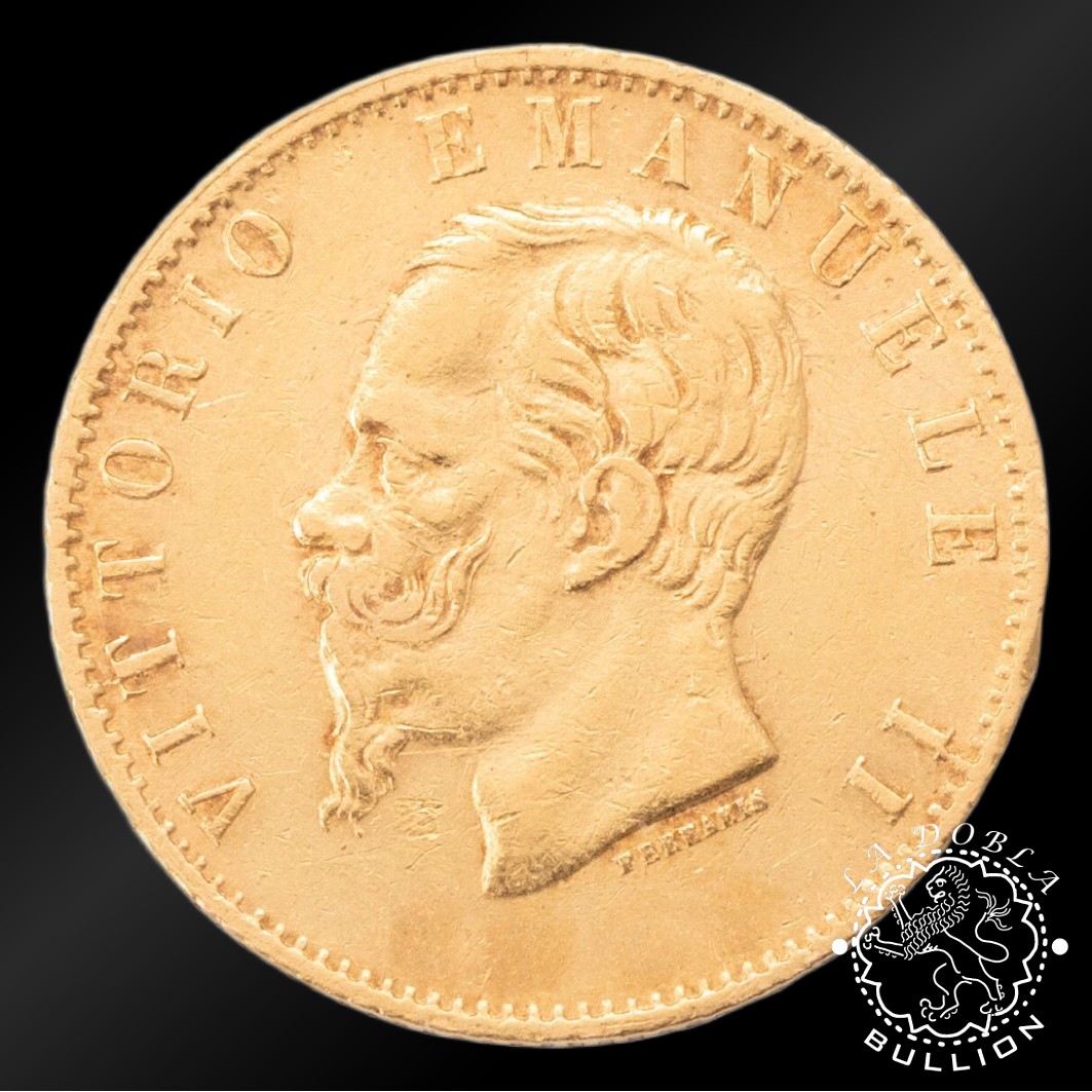Moneda de Oro 20 Liras - Mejor Oferta - Italia - Año Aleatorio - Anverso