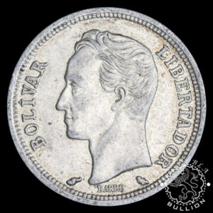 1879 - 1960 - 1 Bolívar de Plata - VENEZUELA