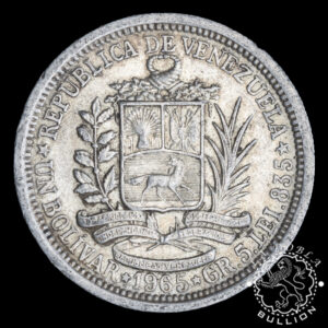 1879 - 1960 - 1 Bolívar de Plata - VENEZUELA