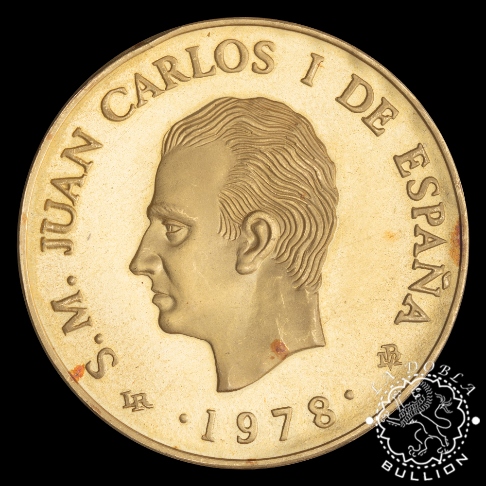 Medalla de Oro Visita Juan Carlos I a México - 1 oz - México - 1978 - Recomprada - Reverso