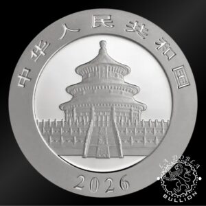 Moneda de Plata Panda 30 g BU - China - 2026 - Anverso