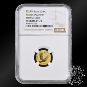 Moneda de Oro Águila Imperial 1 10 oz Proof Inverso - España - 2025 - NGC PF70