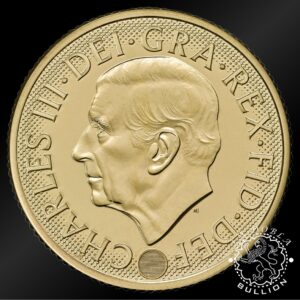 Moneda de Oro Medio Soberano Carlos III – Reino Unido – 2026 - Anverso 2