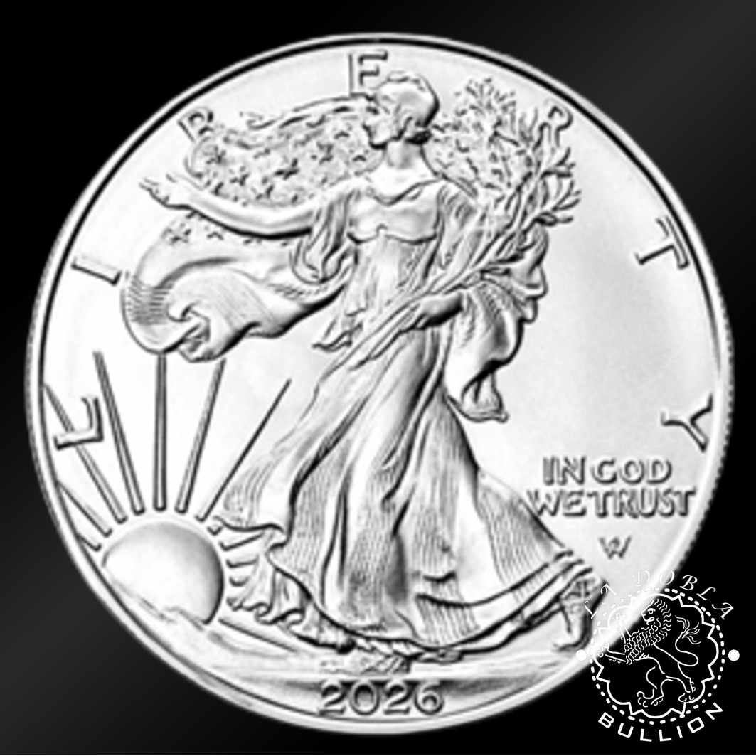 Moneda de Plata American Eagle 1 oz BU - EE.UU. - 2026 - Reverso