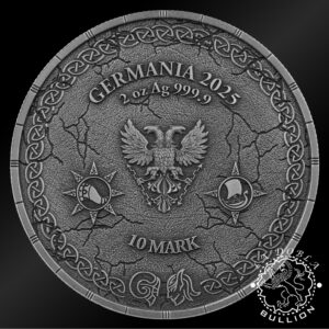 Moneda de Plata Ragnarok Loki & Heimdall 2 oz BU UHR - Germania - 2025 - Anverso