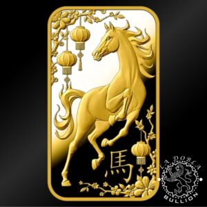 Lingote de Oro Caballo 1 oz - ARGOR-HERAEUS - Lingote