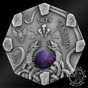 Moneda de Plata Witchcraft Herbalist 2 oz BU UHR - Germania - 2025 - Anverso