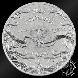 Moneda de Plata Norns Urd 1 oz BU - Germania Mint - 2026 - Anverso