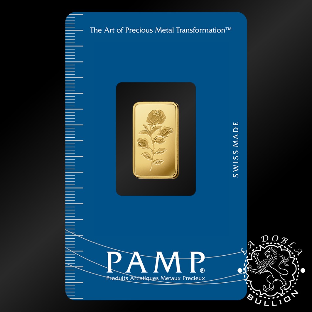 Lingote de Oro 5 g Rosa - PAMP Rose - Reverso