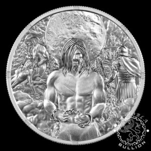 Moneda de Plata Bödvar Saga Loss 1 oz BU - Germania Mint - 2026 - Reverso