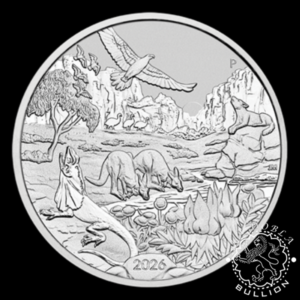 Moneda de Plata Wonders of Australia The Outback 1 oz BU - Australia - 2026 - Reverso