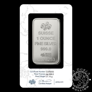 Lingote de Plata Lady Fortuna 1 oz - PAMP - Tarjeta Anverso