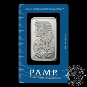 Lingote de Plata Lady Fortuna 1 oz - PAMP - Tarjeta Reverso