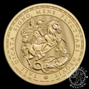 Moneda de Oro St. George & The Dragon 1 oz BU - Reino Unido - 2026 - Anverso