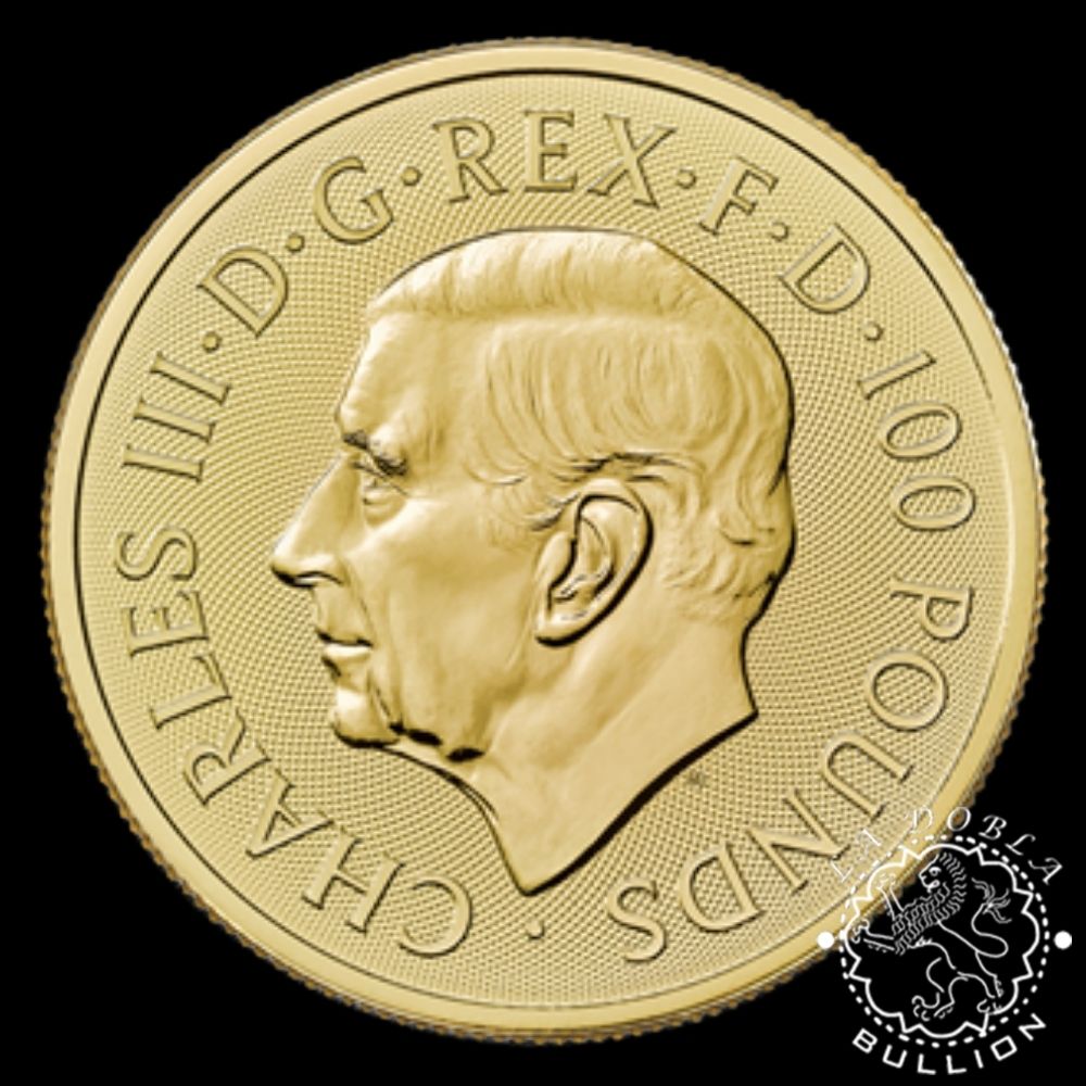 Moneda de Oro St. George & The Dragon 1 oz BU - Reino Unido - 2026 - Reverso