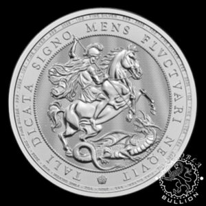 Moneda de Plata St. George & The Dragon 1 oz BU - Reino Unido - 2026 - Reverso