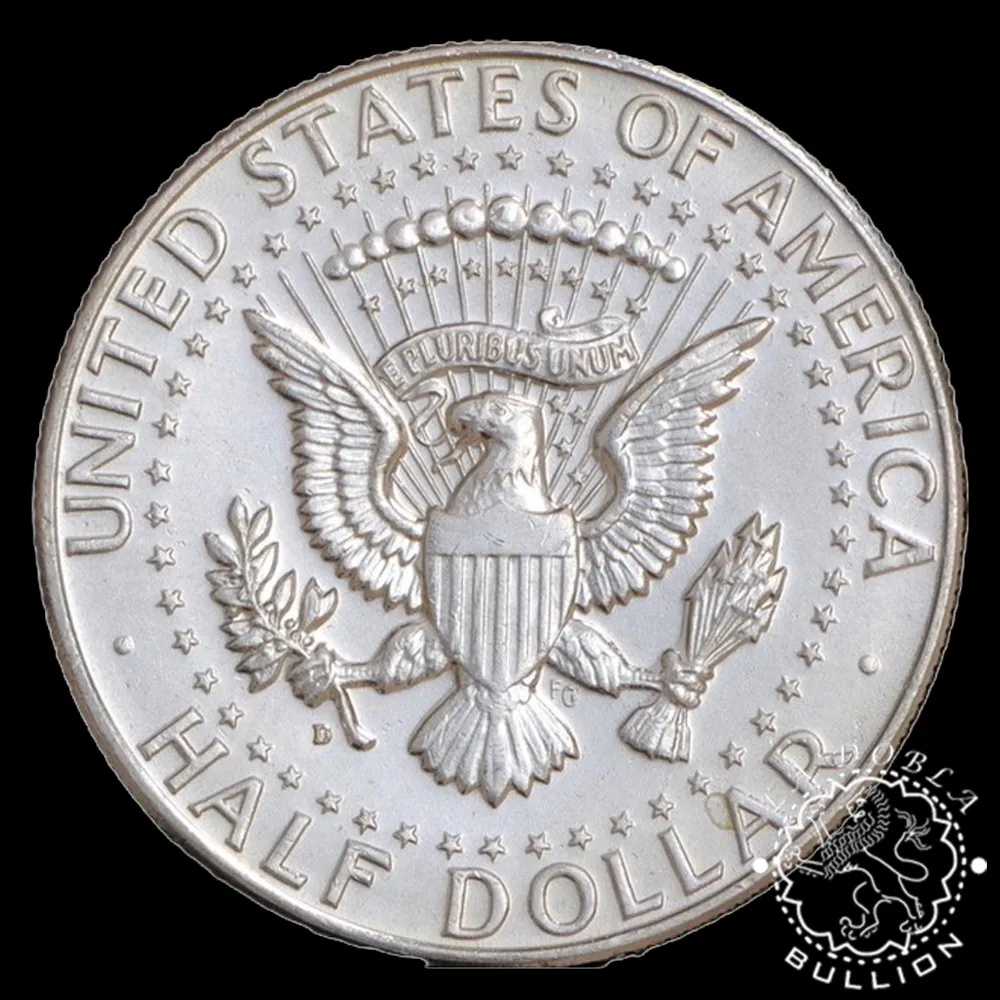 1964 - 1/2 Dólar - Kennedy Half Dollar - ESTADOS UNIDOS - Imagen 2
