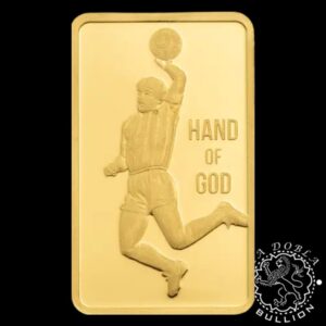 Lingote de Oro Maradona 1 g - PAMP - Lingote Delante