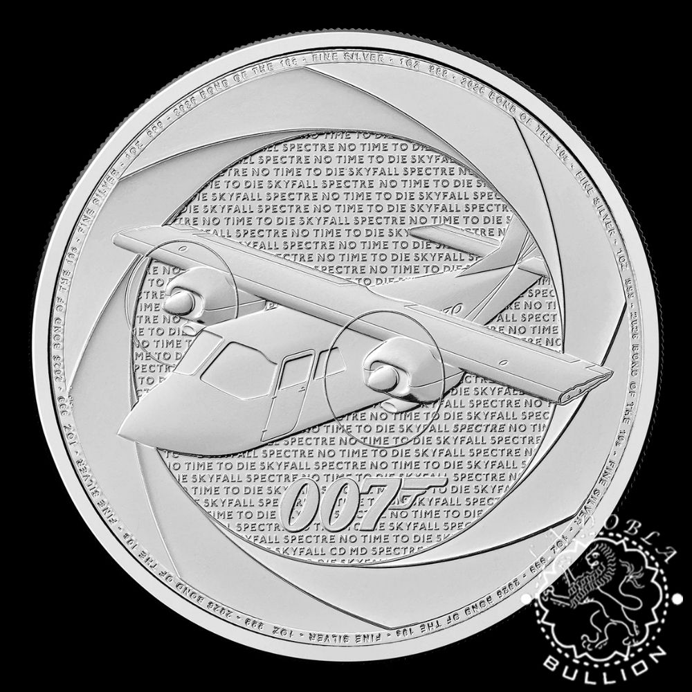 Moneda de Plata Bond of the 2010's 1 Oz BU - Reino Unido - 2026 - Reverso