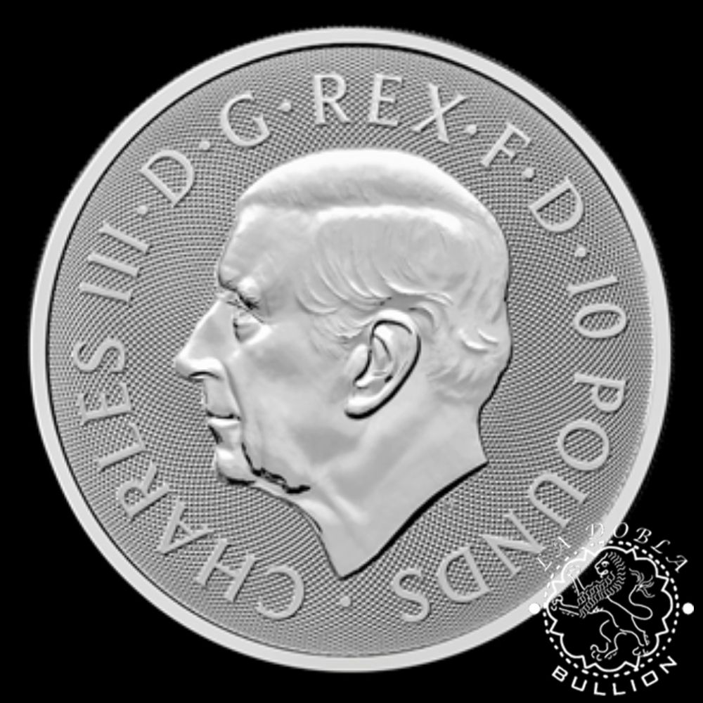 Moneda de Plata British Lion 5 oz BU - Reino Unido - 2026 - Anverso