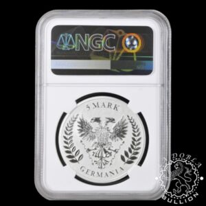 Moneda de Plata Germania 1 oz BU - Germania - 2025 - NGC MS70 - Reverso
