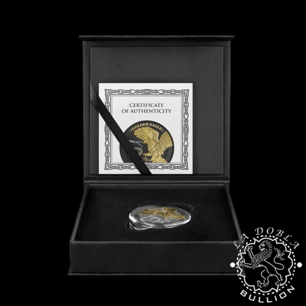 Moneda de Plata Golden Eagle Limited Edition 1 oz BU - Malta - 2026 - Estuche Abierto
