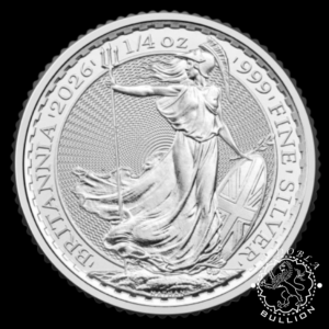 Moneda de Plata Britannia 14 oz BU - Reino Unido - 2026 - Reverso