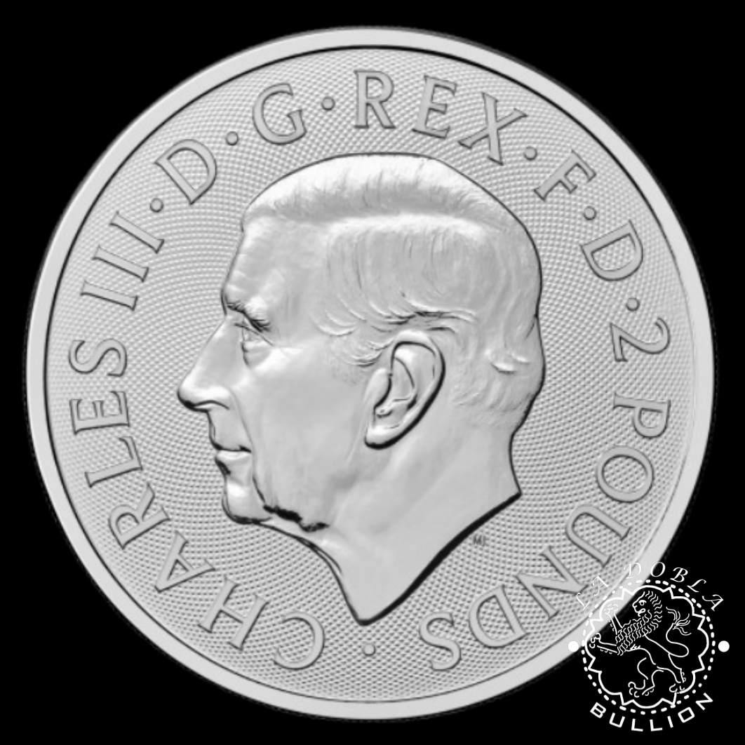 Moneda de Plata Britannia & Liberty 1 oz Bullion - Reino Unido - 2026 - Anverso
