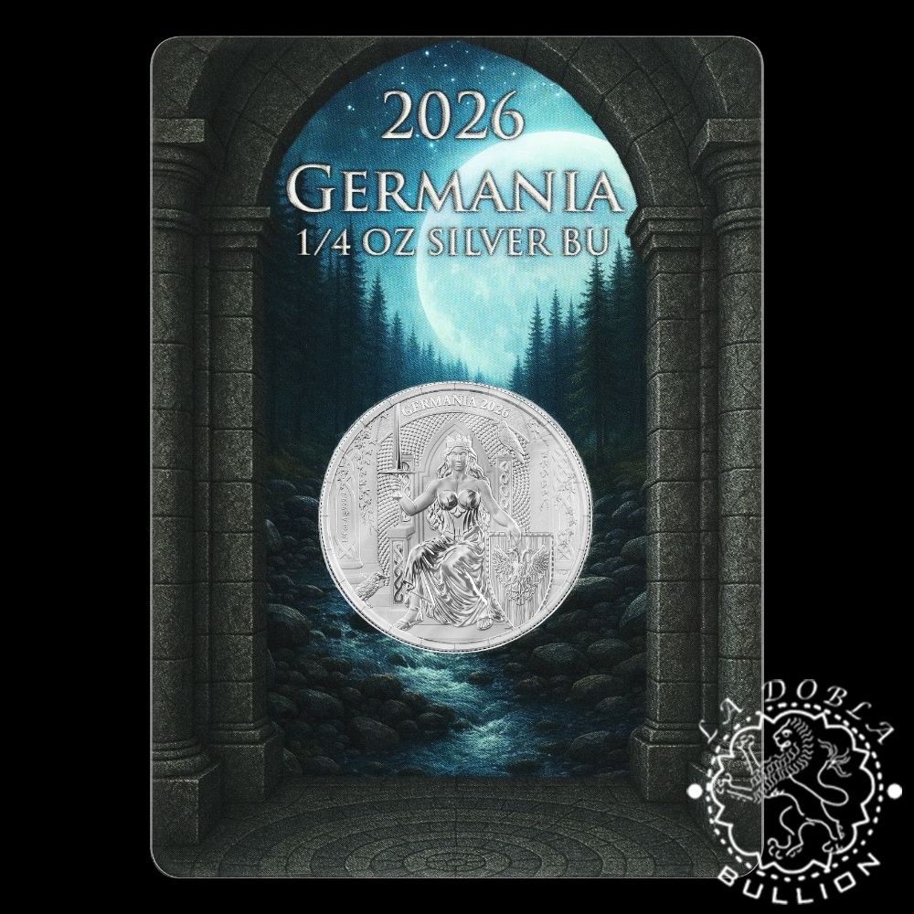 Moneda de Plata Germania 14 oz BU - Germania - 2026 - Coincard Delante