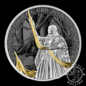 Moneda de Plata Norns Triune 3 x 1 oz BU Multimetal - Germania Mint - 2026 - Urd