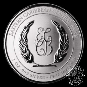 Moneda de Plata Serie EC8 Parrot 1 oz BU - Santa Lucía - 2025 - Anverso