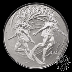 Moneda de Plata Serie EC8 Underwater Divers 1 oz BU - Granada - 2025 - Anverso