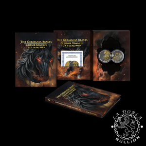 Moneda de Plata Germania Beasts Sleipnir Geminus 2 x 1 oz BU - Germania - 2026 - Estuche
