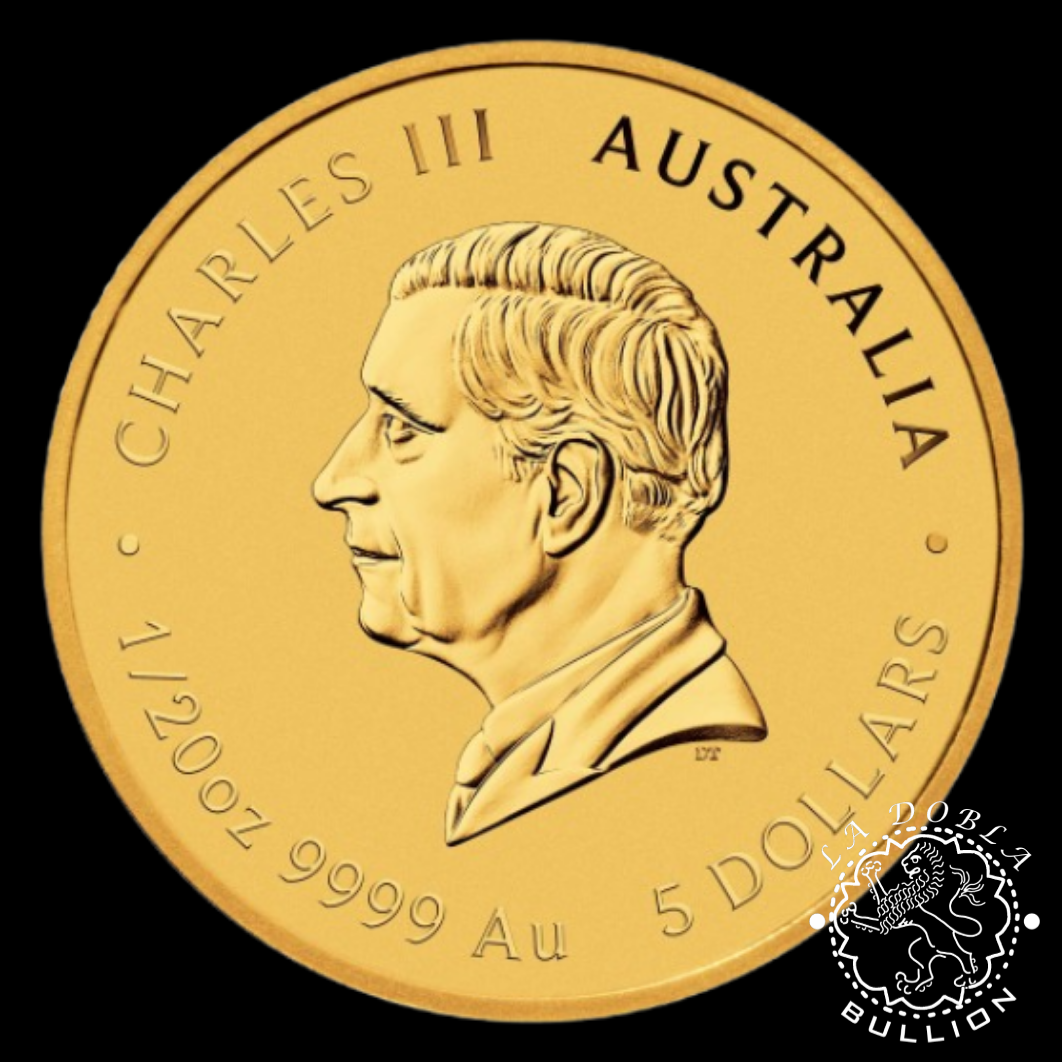 Moneda de Oro Serie Lunar III Cabra 120 oz BU - Australia - 2027 - Anverso