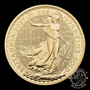 Moneda de Oro Britannia 1 oz - Reino Unido - 2027 - Anverso