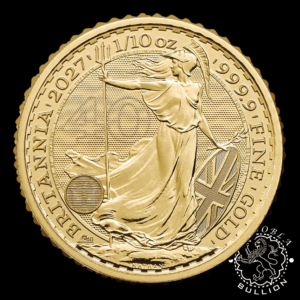 Moneda de Oro Britannia 110 oz - Reino Unido - 2027 - Reverso