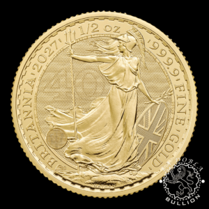 Moneda de Oro Britannia 12 oz - Reino Unido - 2027 - Reverso