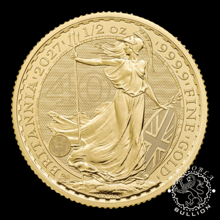 Moneda de Oro Britannia 1/2 oz – Reino Unido – 2027 (PRÓXIMAMENTE)