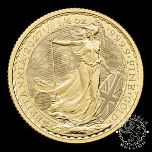Moneda de Oro Britannia 14 oz - Reino Unido - 2027 - Reverso