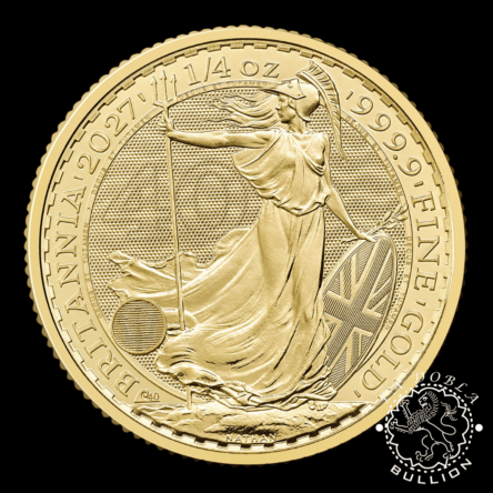 Moneda de Oro Britannia 1/4 oz – Reino Unido – 2027 (PRÓXIMAMENTE)
