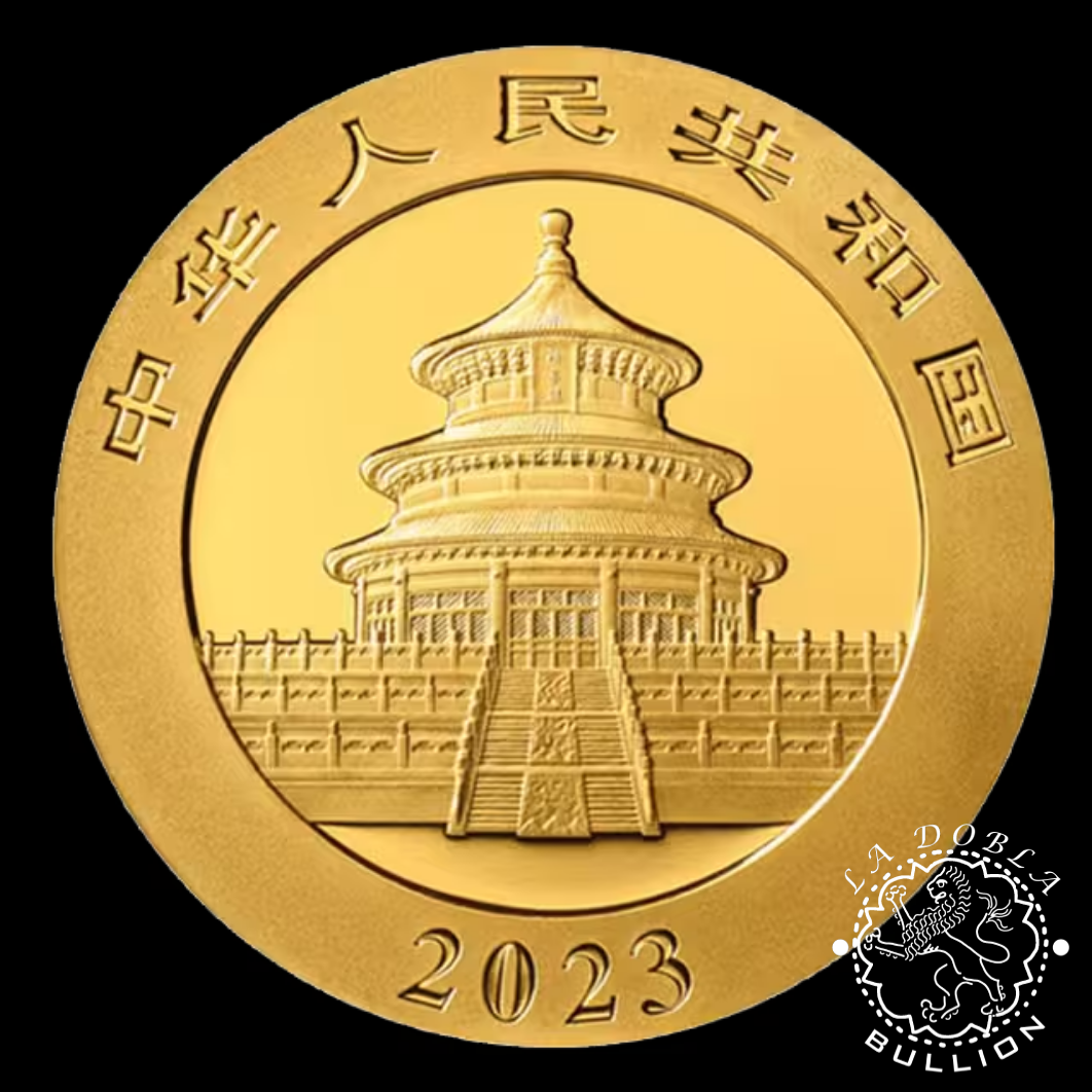 Moneda de Oro Panda 30 g - China - 2023 - Anverso