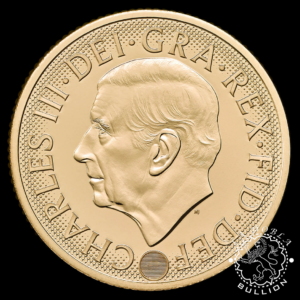 Moneda de Oro Soberano Carlos III - Reino Unido - 2027 - Anverso