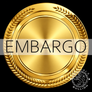 Moneda de Oro con Embargo