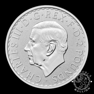 Moneda de Plata Britannia 1 oz BU - Reino Unido - 2027 - Anverso