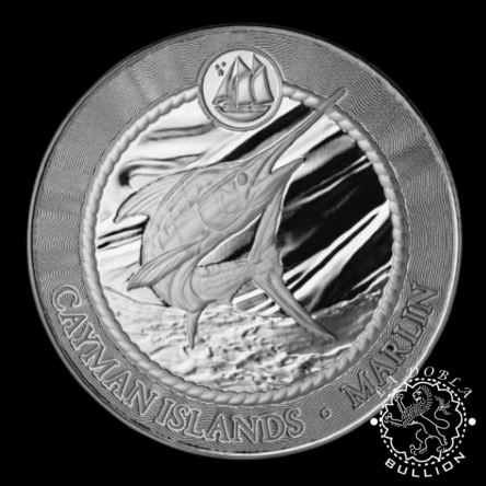 Moneda de Plata Marlín 1 oz BU – Islas Caimán – 2026 (PRE-VENTA)