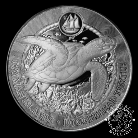 Moneda de Plata Tortuga Boba 1 oz BU – Islas Caimán – 2026 (PRE-VENTA)