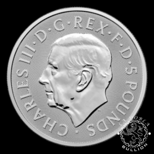 Moneda de Plata Tudor Beasts Seymour Panther 2 oz BU - Reino Unido - 2026 - Anverso